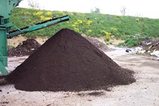 Production de compost sur la plateforme de Barjac