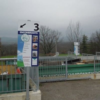 Quai de déchetterie